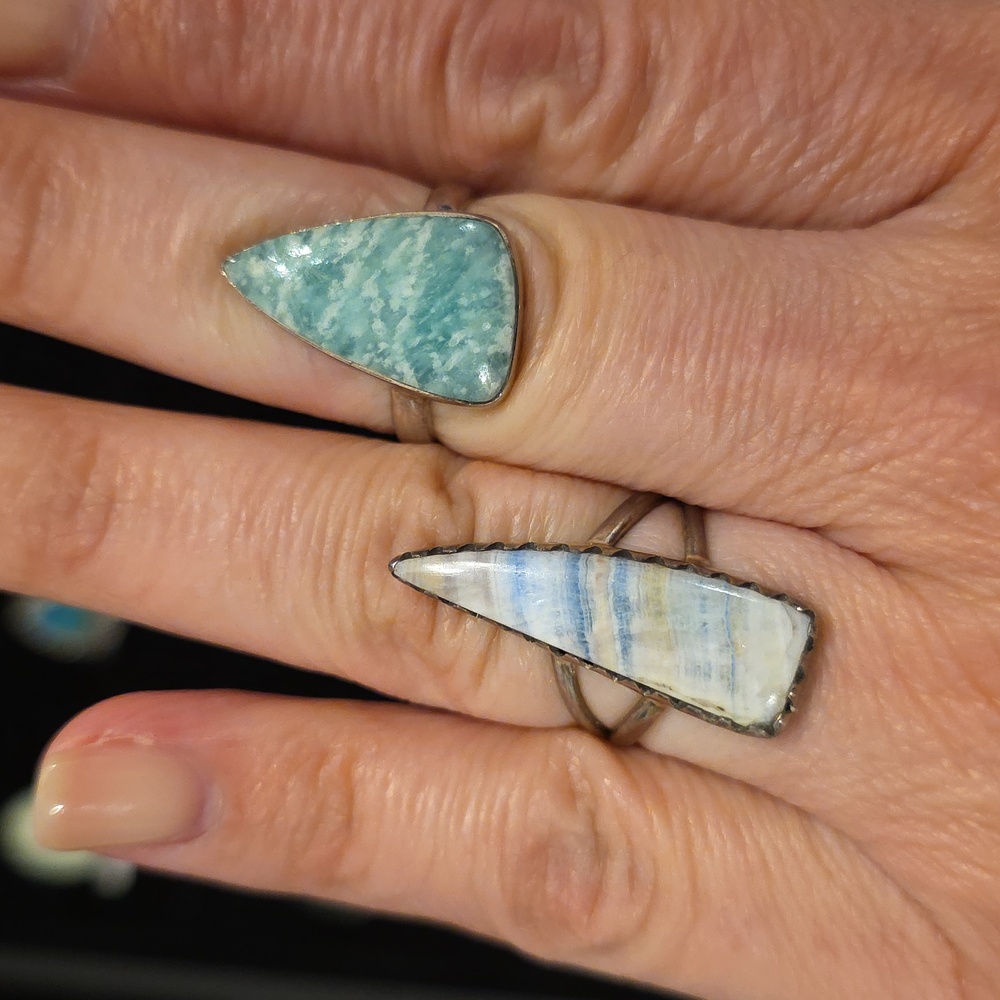 NEW Size 8 Genuine Sterling Silver Rings - Picture 6 of 6